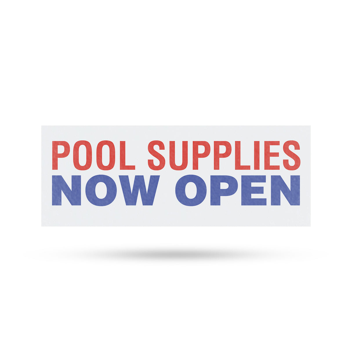Pool Supplies Now Open