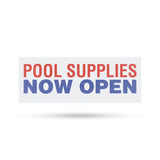 Pool Supplies Now Open
