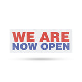 We Are Now Open