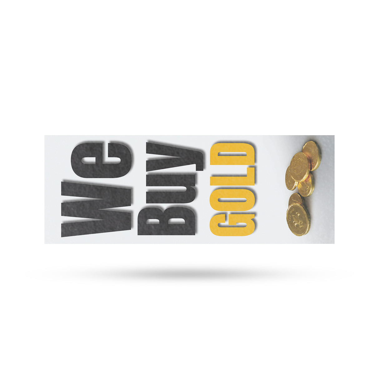We Buy Gold Vertical