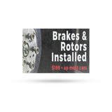 Brakes and Rotors Installed