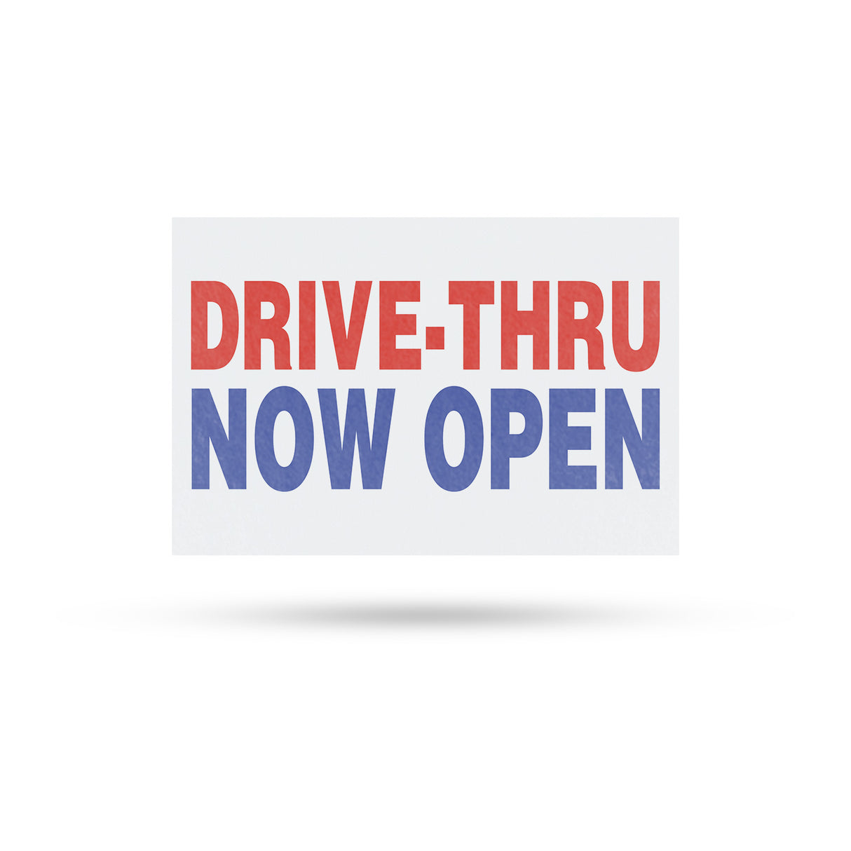 Drive Thru Now Open