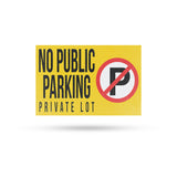 No Public Parking Private Lot