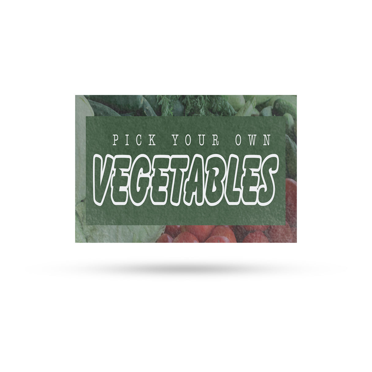 Pick Your Own Vegetables