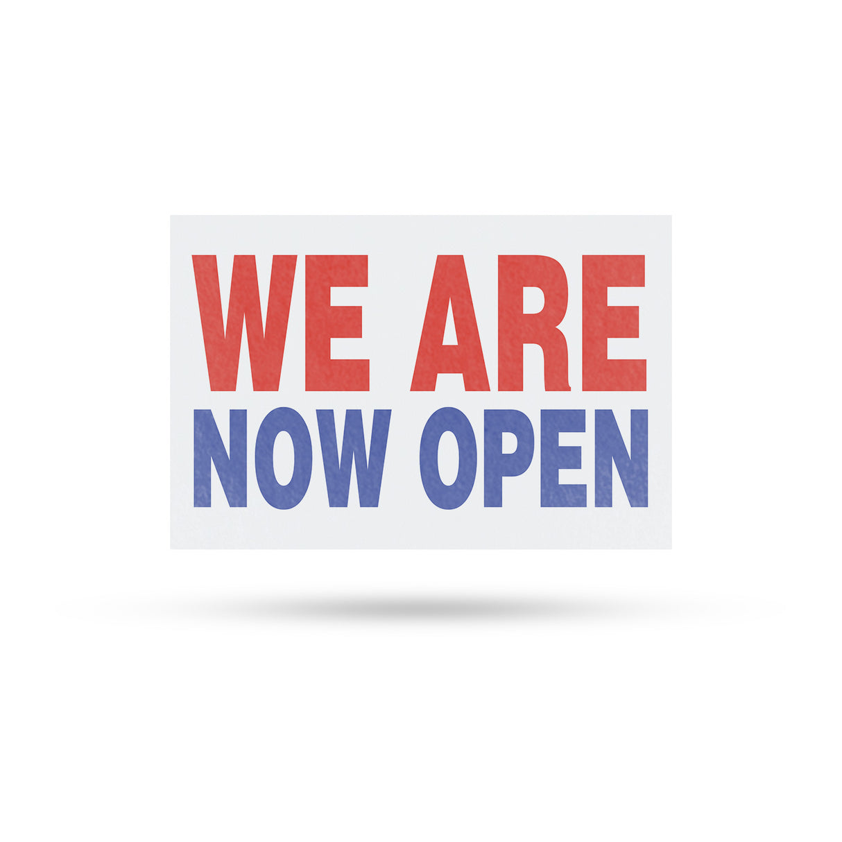 We Are Now Open