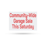 Community Wide Garage Sale This Saturday