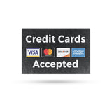 Credit Cards Accepted