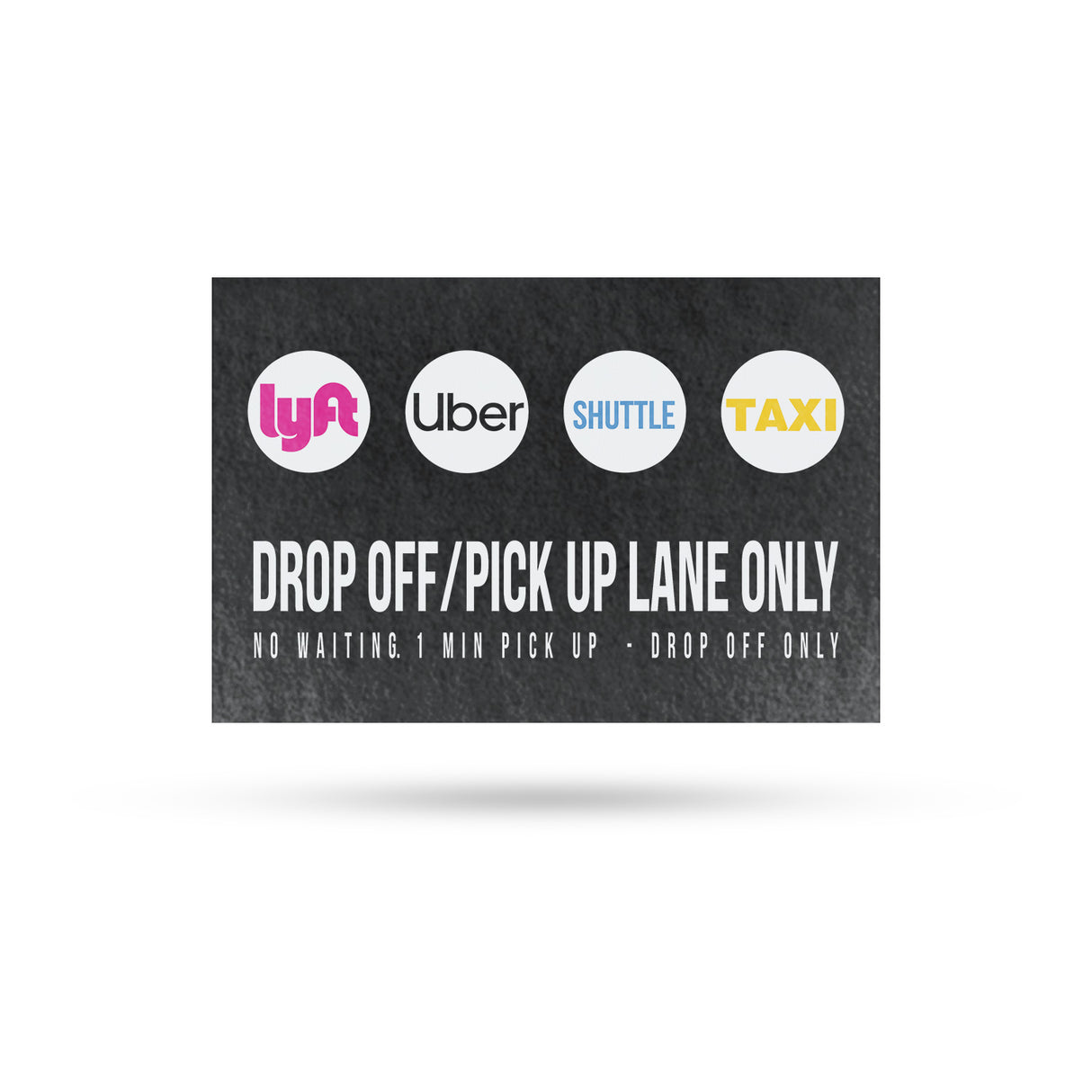 Drop Off Pick Up Lane Only