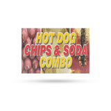 Hot Dogs Chips and Soda Combo