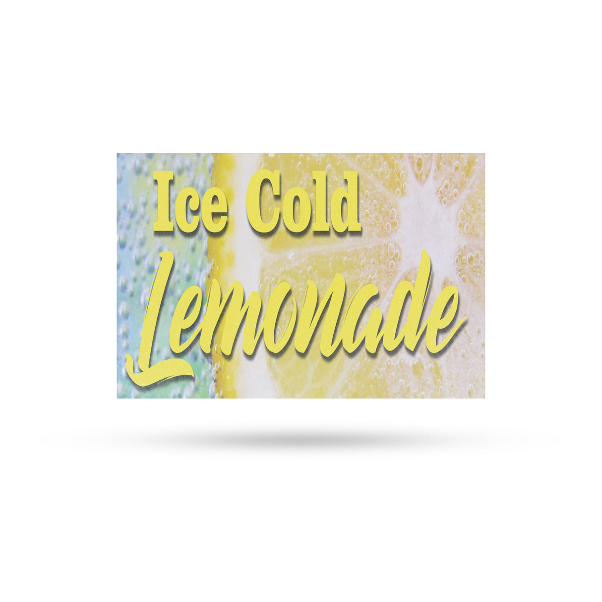 Iced Cold Lemonade