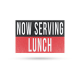 Now Serving Lunch