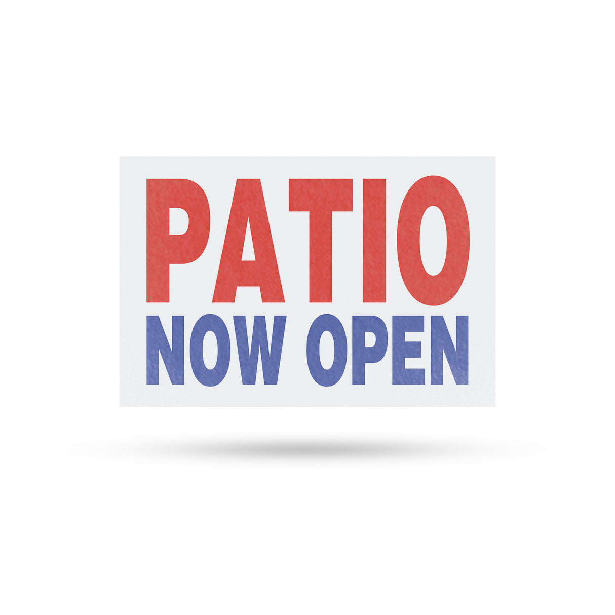 Patio Now Open