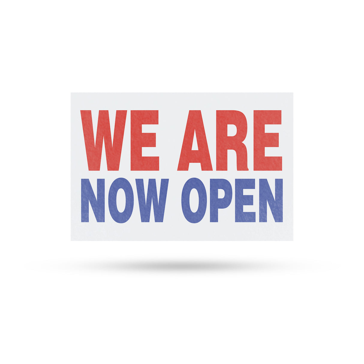 We Are Now Open