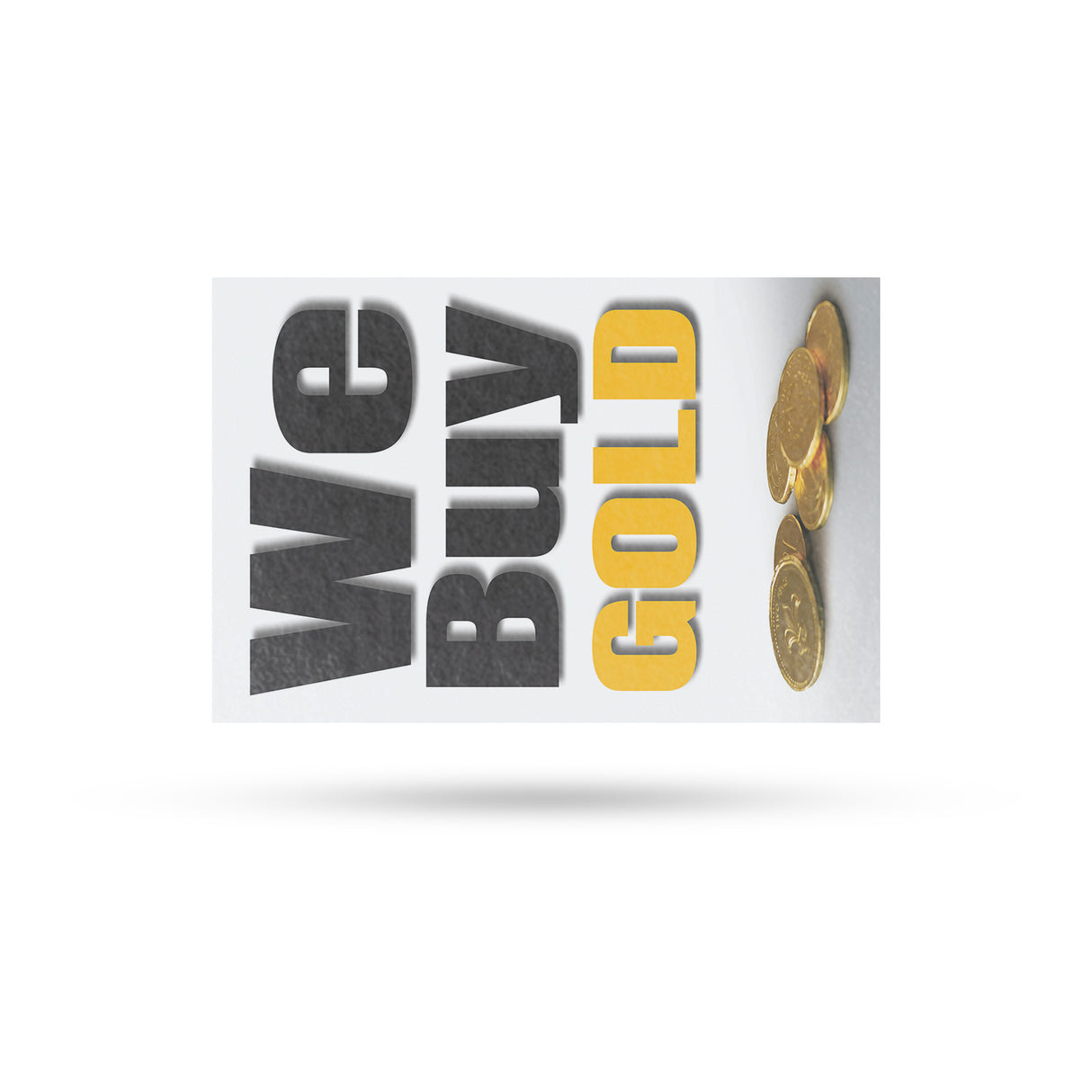We Buy Gold Vertical