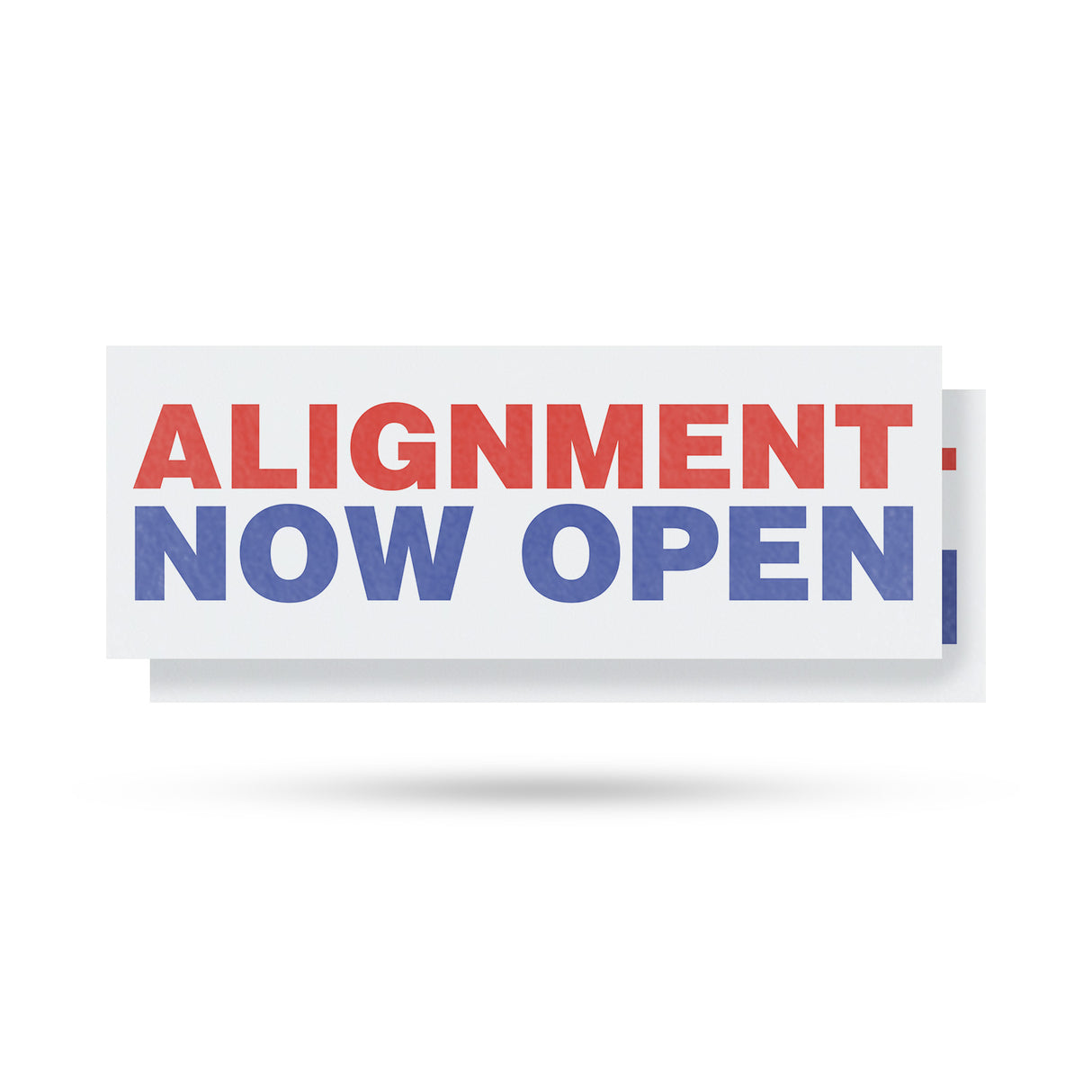 Alignment Now Open
