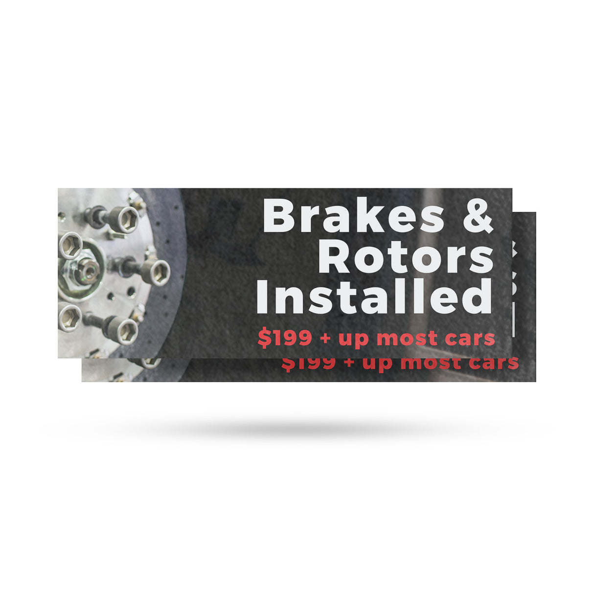Brakes and Rotors Installed