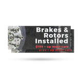 Brakes and Rotors Installed