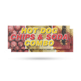 Hot Dogs Chips and Soda Combo
