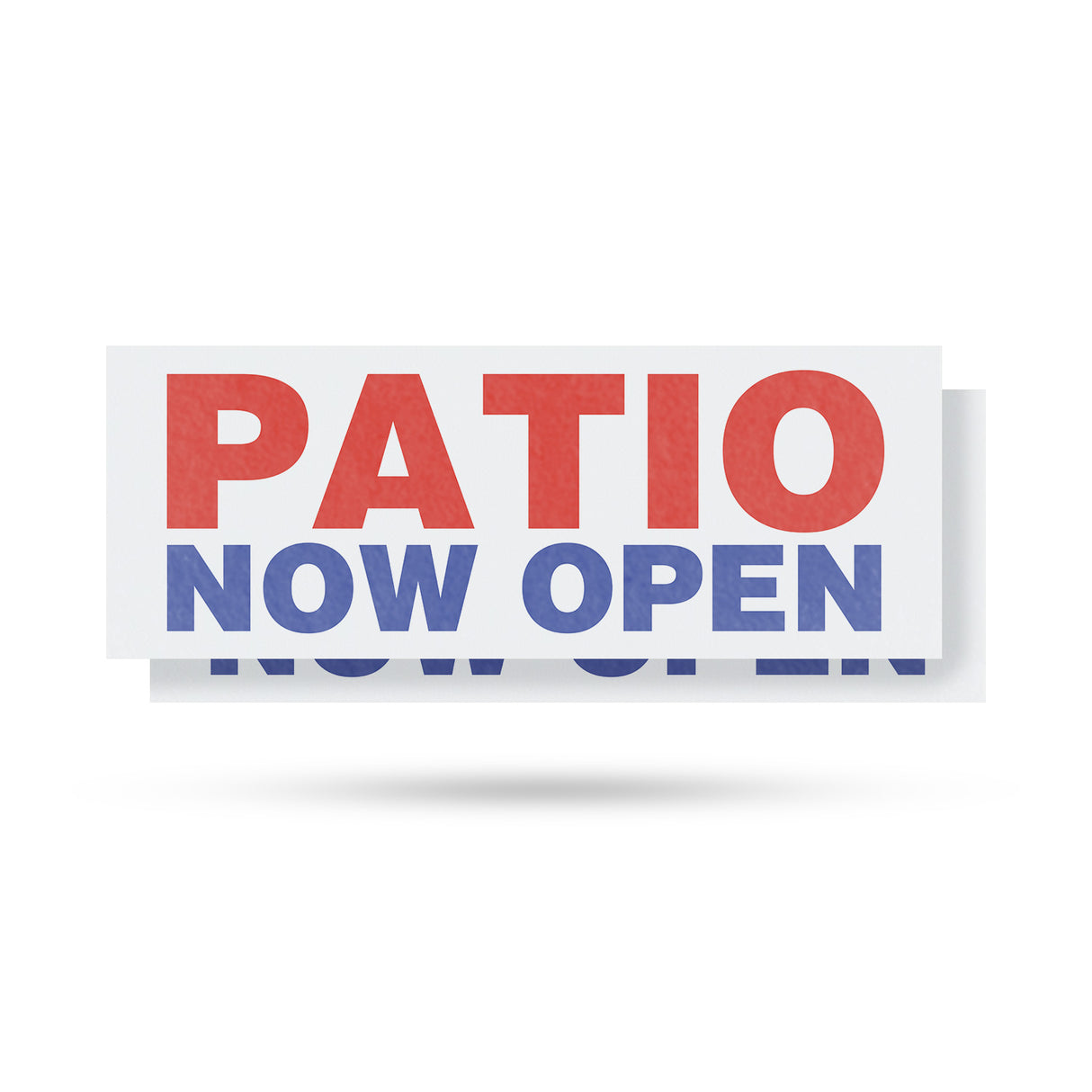 Patio Now Open