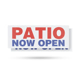 Patio Now Open