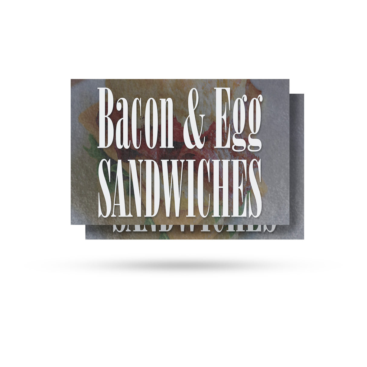 Bacon & Egg Sandwiches