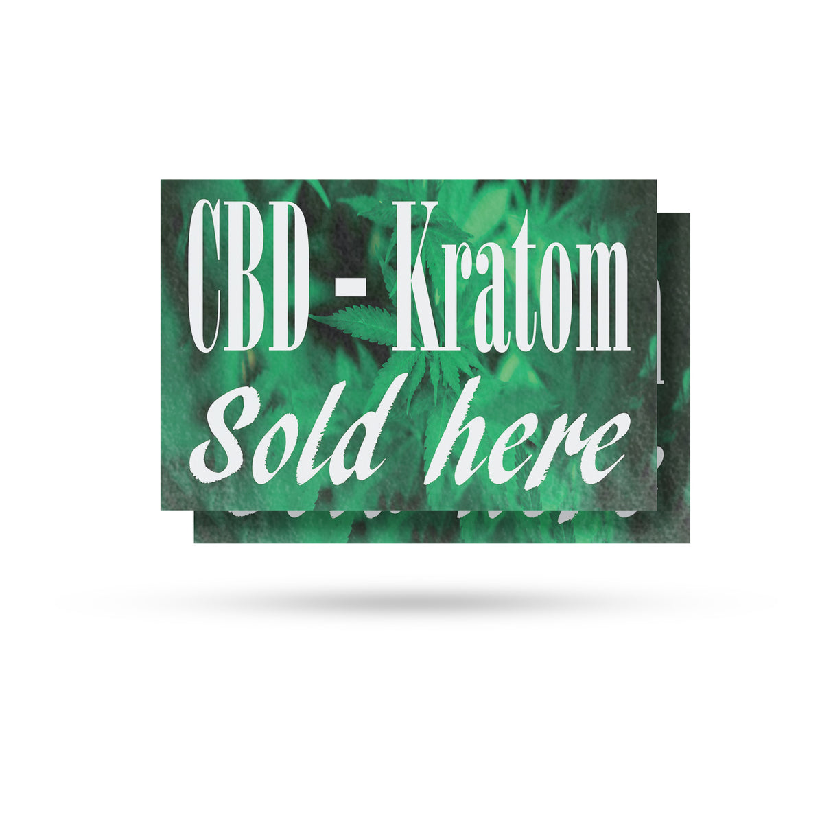 CBD and Kratom Sold Here