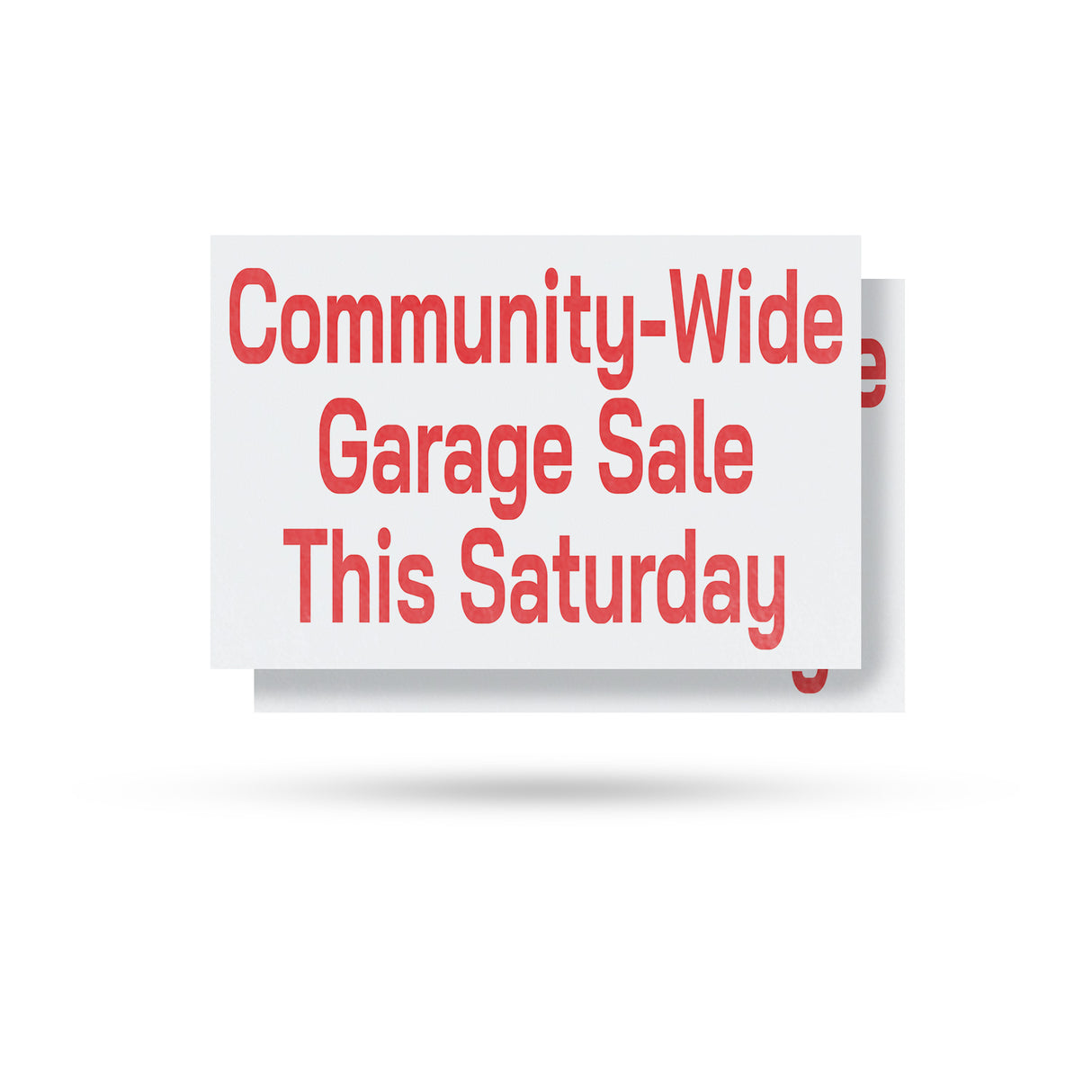 Community Wide Garage Sale This Saturday