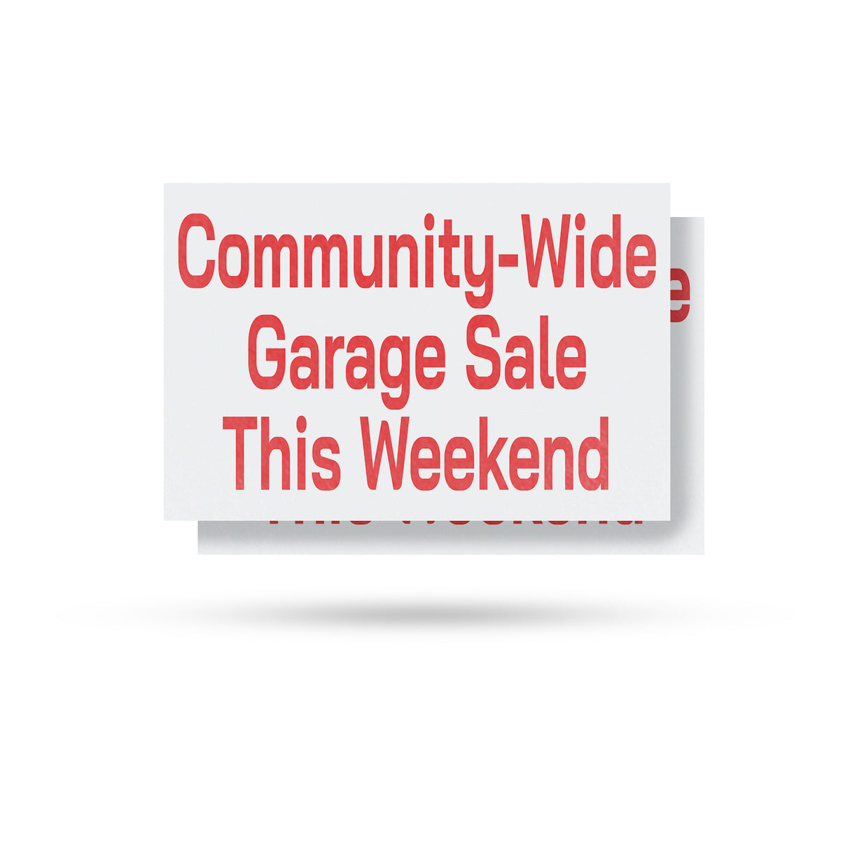 Community Wide Garage Sale This Weekend
