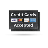 Credit Cards Accepted