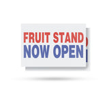 Fruit Stand Now Open