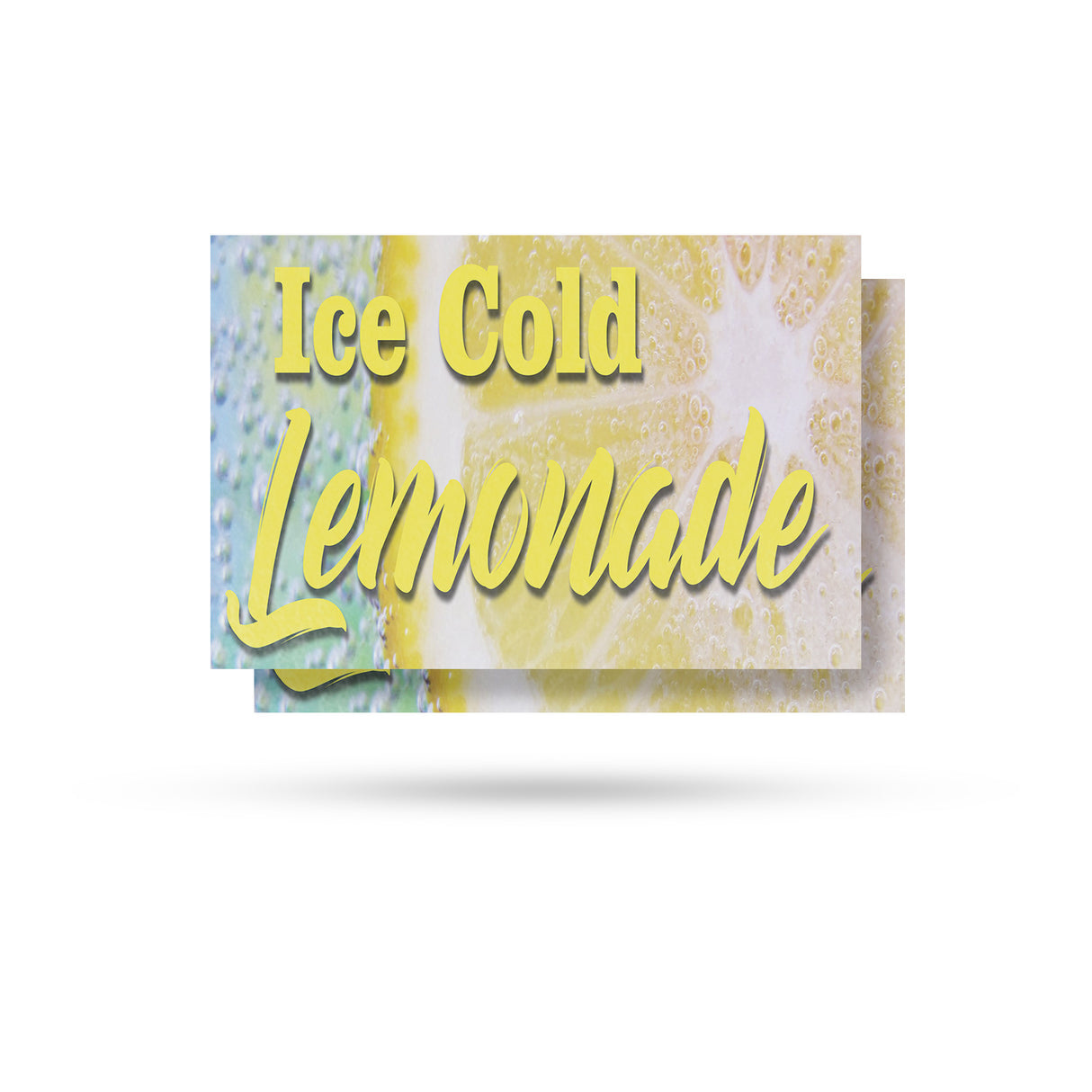 Iced Cold Lemonade