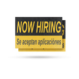 Now Hiring se Aceptan Aplicaciones