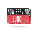 Now Serving Lunch