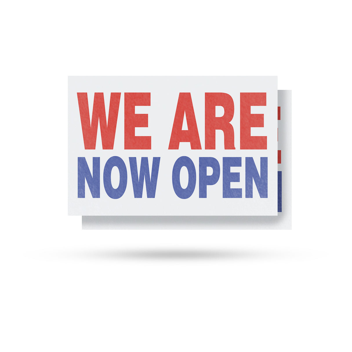 We Are Now Open
