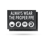 Always Wear the Proper PPE
