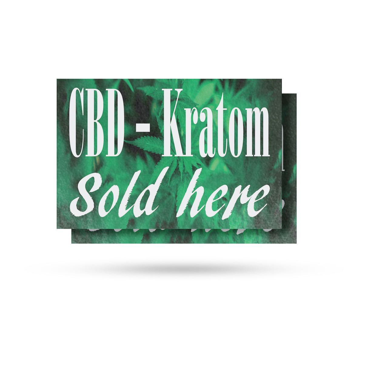 CBD and Kratom Sold Here