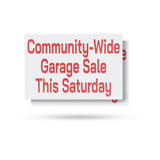 Community Wide Garage Sale This Saturday