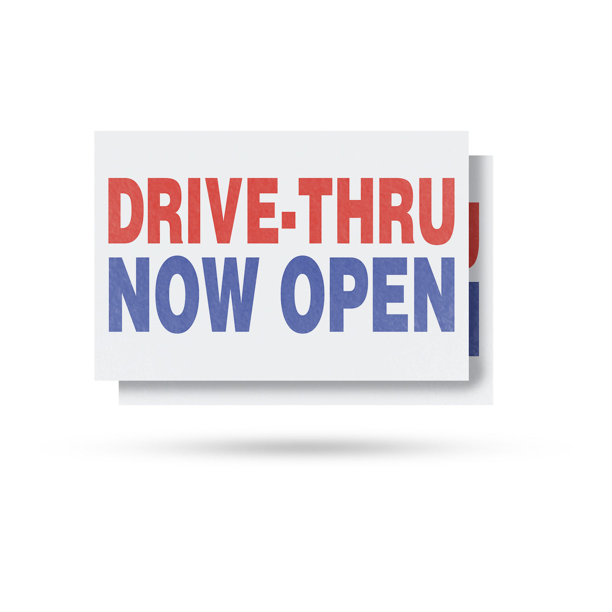 Drive Thru Now Open