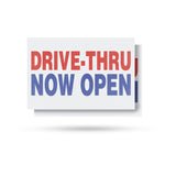 Drive Thru Now Open