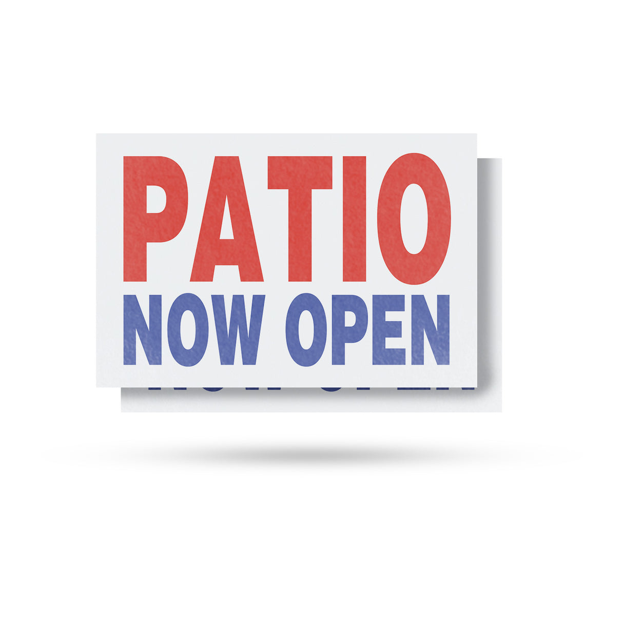 Patio Now Open