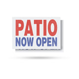 Patio Now Open