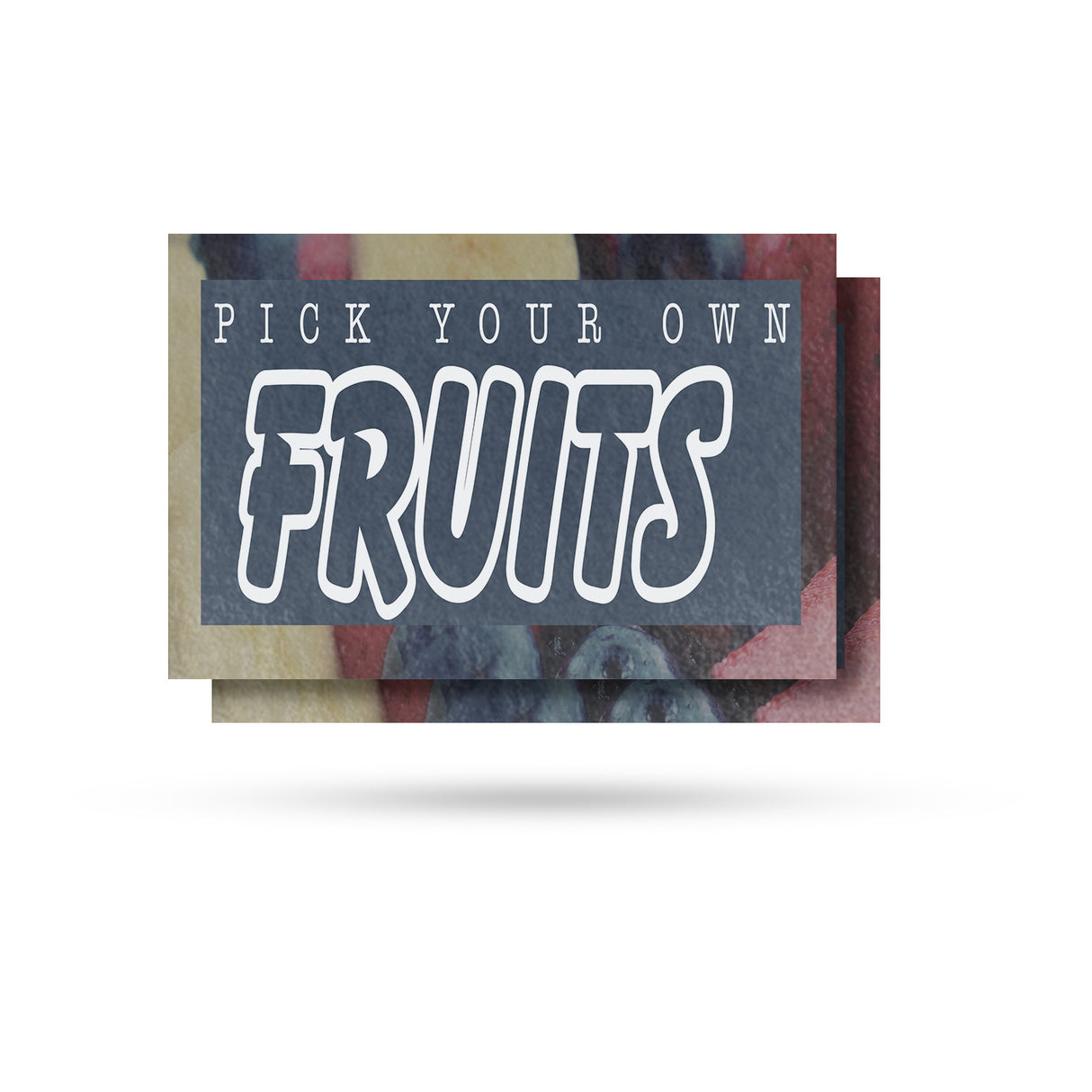 Pick Your Own Fruits