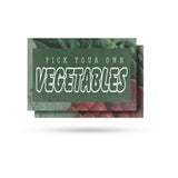 Pick Your Own Vegetables