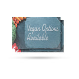 Vegan Options Available