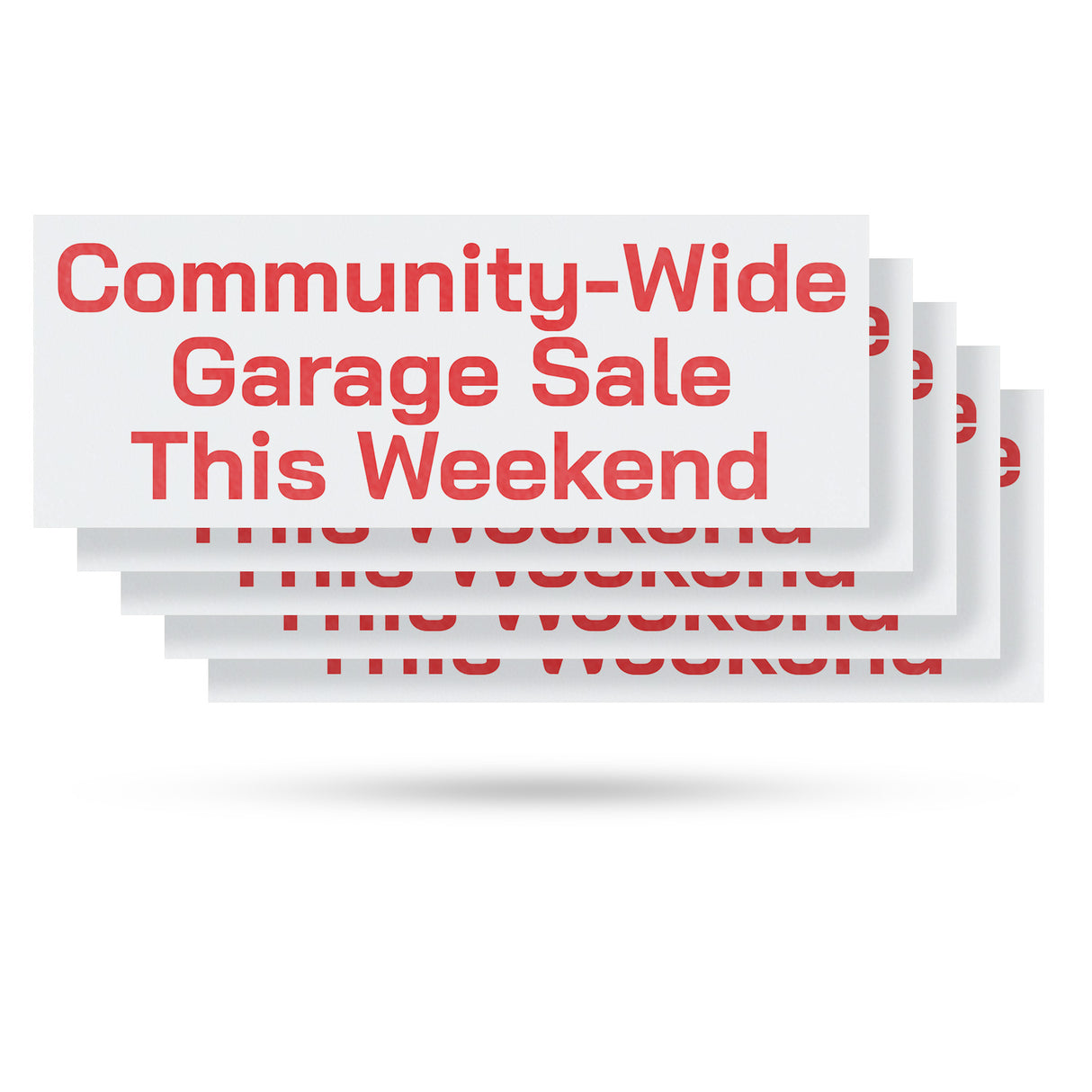 Community Wide Garage Sale This Weekend
