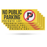 No Public Parking Private Lot