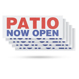 Patio Now Open