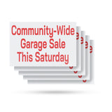 Community Wide Garage Sale This Saturday