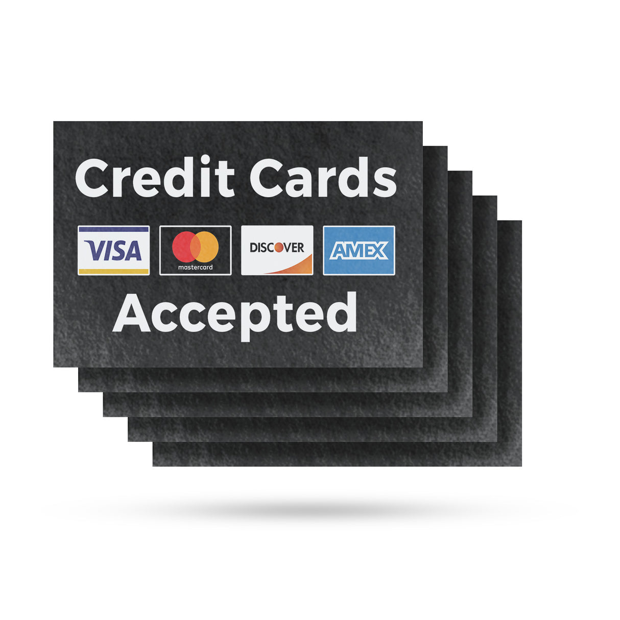 Credit Cards Accepted