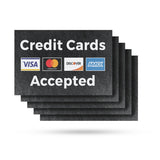 Credit Cards Accepted